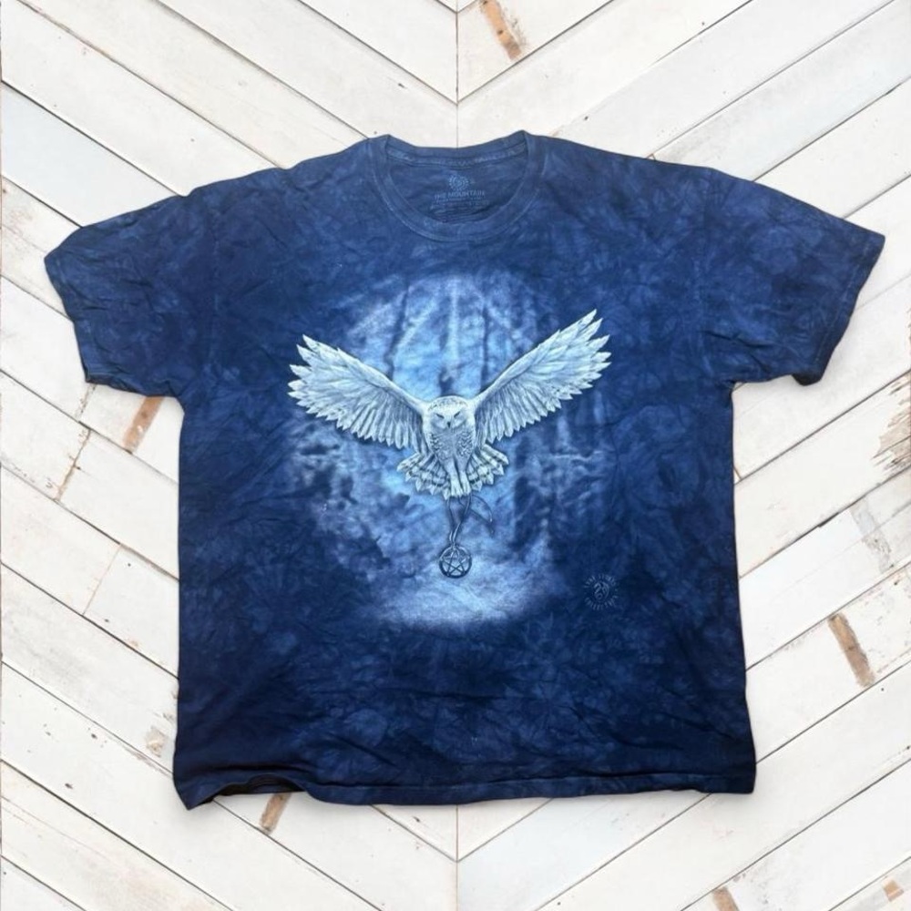 The Mountain Dark Blue Owl Graphic Tee